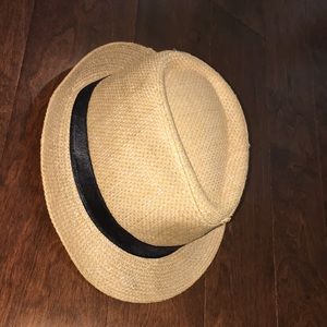 Straw ribbon tourist hat